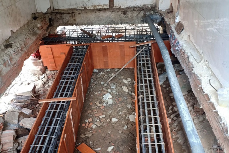 Gia cường và nâng cấp móng, nền xưởng sản xuất